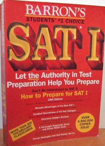 Beispielbild fr How to Prepare for SAT I zum Verkauf von Better World Books