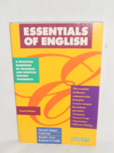 Imagen de archivo de Essentials of English a la venta por Better World Books: West