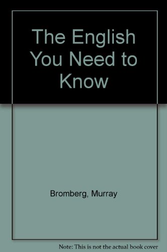9780812024074: The English You Need to Know