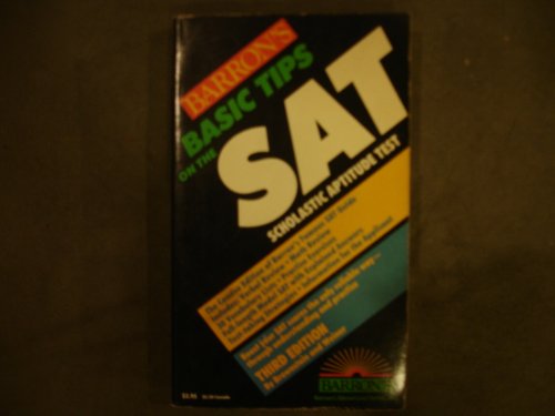 Imagen de archivo de Barron's basic tips on the scholastic aptitude test, SAT a la venta por Front Range Books, LLC