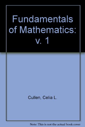 Fm, Fundamentals of Mathematics (9780812025019) by Cullen, Cecilia L.; Petruzillo, Eileen M.; Cohen, Jacob; Ehrenberg, Neal