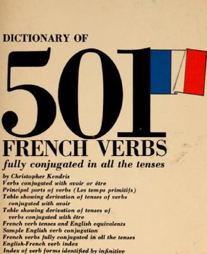 9780812026016: 501 French Verbs