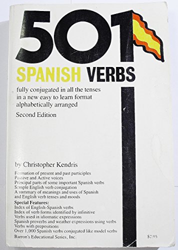 Beispielbild fr 501 Spanish Verbs fully conjugated in all the tenses zum Verkauf von Jenson Books Inc