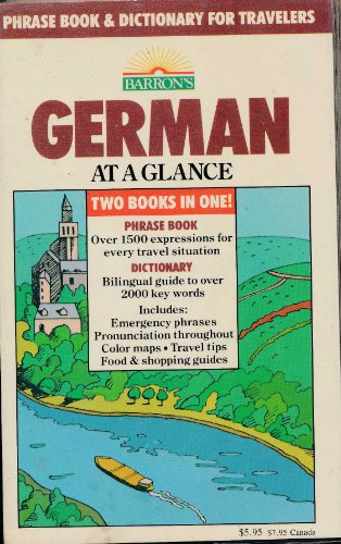 Beispielbild fr German at a glance: Phrase book & dictionary for travelers zum Verkauf von Wonder Book