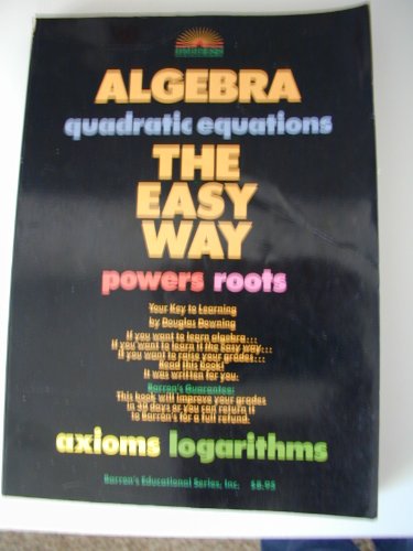 Imagen de archivo de Algebra the Easy Way a la venta por Alf Books