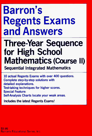 Imagen de archivo de Barron's Regents Exams and Answers Sequential Math Course II a la venta por OddReads