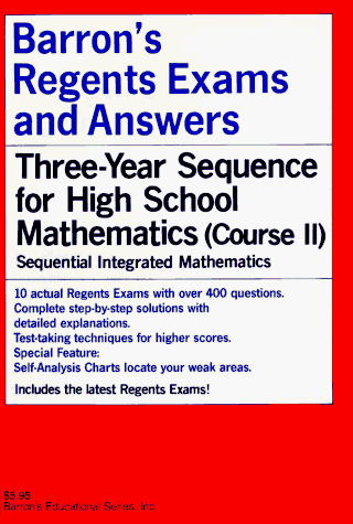 Stock image for Barron's Three-Year Sequence for High School Mathematics for sale by Better World Books