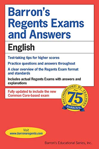9780812031911: Regents Exams and Answers: English (Barron's Regents NY)