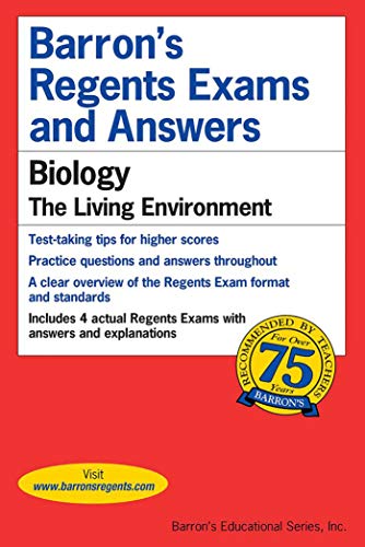 Imagen de archivo de Barron's Regents Exams and Answers: Biology--The Living Environment a la venta por medimops