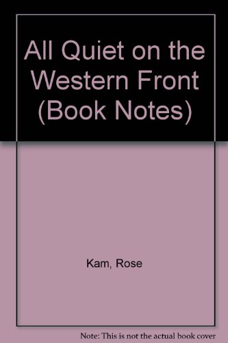 9780812034011: Erich Maria Remarque's: All Quiet on the Western Front