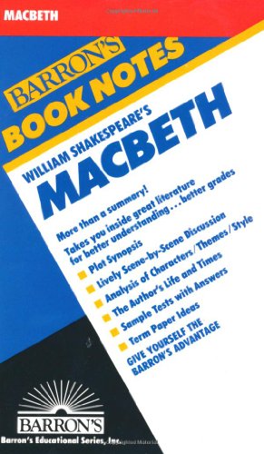 Stock image for William Shakespeare's Macbeth (Barron's Book Notes) for sale by ZBK Books