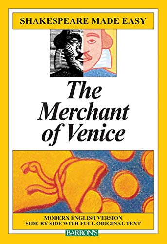 9780812035704: The Merchant of Venice: Modern English Version Side-By-Side With Full Original Text