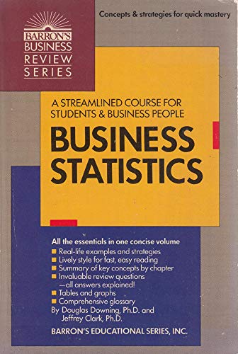 Stock image for Business Statistics (Barron's Business Review Series) for sale by Half Price Books Inc.
