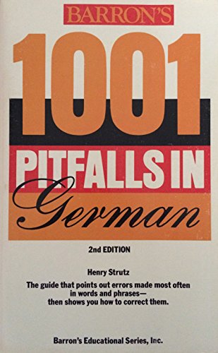 Beispielbild fr 1001 Pitfalls in German (Pitfalls Series) zum Verkauf von Wonder Book