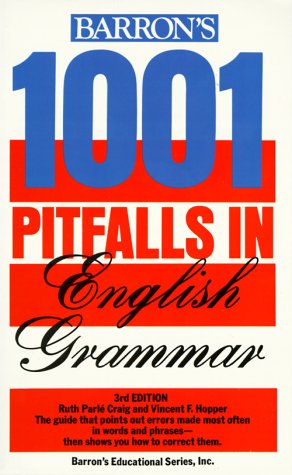 Stock image for 1001 Pitfalls in English Grammar for sale by Better World Books