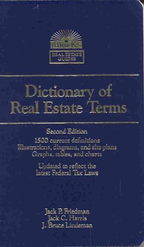 Beispielbild fr Dictionary of real estate terms zum Verkauf von Open Books