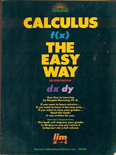 9780812040784: CALCULUS THE EASY WAY
