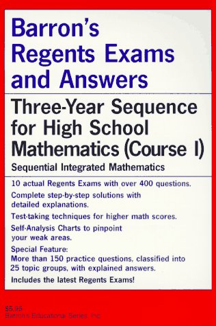 Stock image for Barron's Regents Exams and Answers: Sequential Mat Course I for sale by ThriftBooks-Atlanta