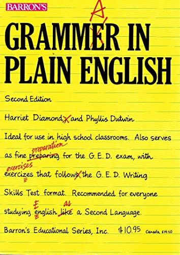 Imagen de archivo de Grammar in Plain English a la venta por SecondSale