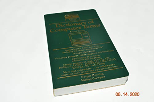 Imagen de archivo de Dictionary of computer terms (Barron's business guides) a la venta por Wonder Book