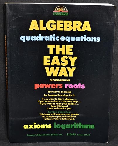 Beispielbild fr Algebra the Easy Way zum Verkauf von Better World Books