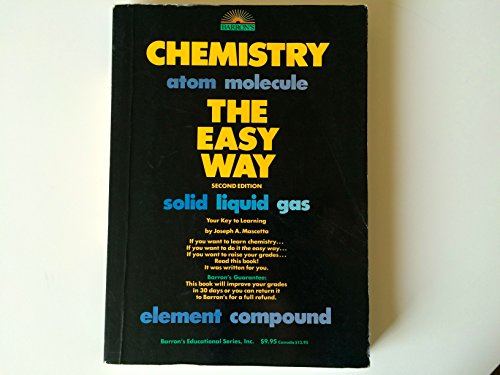 9780812041989: Chemistry the Easy Way (Barron's Easy Way)
