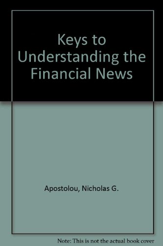 Stock image for Keys to Understanding the Financial News (Barron's business keys) for sale by Newsboy Books