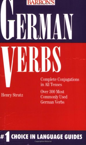 Imagen de archivo de German Verbs (Barron's Verbs Series) a la venta por SecondSale