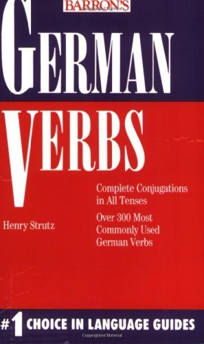 Stock image for German Verbs (Barron's Verbs Series) for sale by Half Price Books Inc.