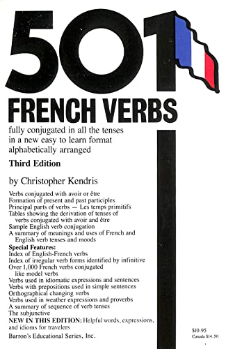 Beispielbild fr 501 French Verbs zum Verkauf von D. Nakii Press