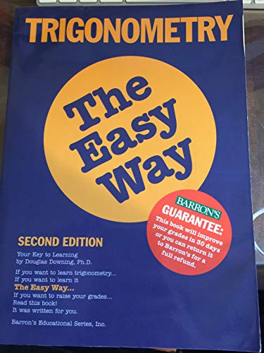 Beispielbild fr Barron's Trigonometry the Easy Way zum Verkauf von SecondSale