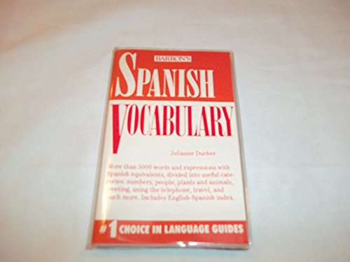 Stock image for Spanish Vocabulary for sale by HPB-Emerald