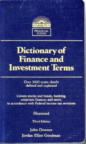 Stock image for Dictionary of Finance and Investment Terms for sale by WorldofBooks