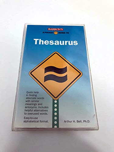 Imagen de archivo de A Pocket Guide Thesaurus (Pocket Guide Series) a la venta por Wonder Book