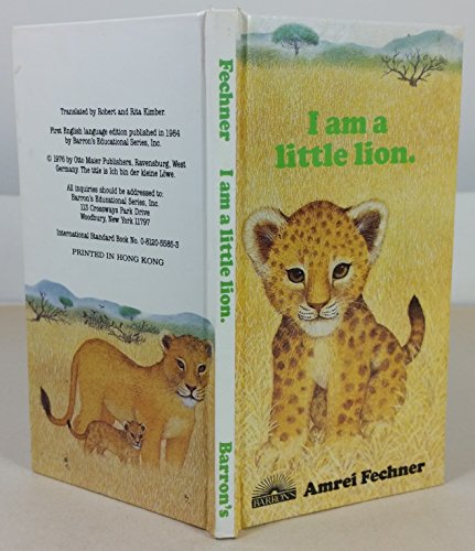 Beispielbild fr I Am a Little Lion zum Verkauf von Wonder Book