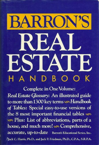 Imagen de archivo de Barron's Real Estate Handbook a la venta por HPB-Ruby