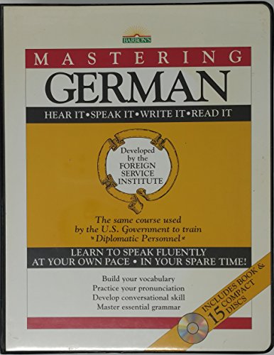 Imagen de archivo de Mastering German: with 15 Compact Discs (Mastering Series: Level 1 CD Packages) a la venta por HPB-Diamond