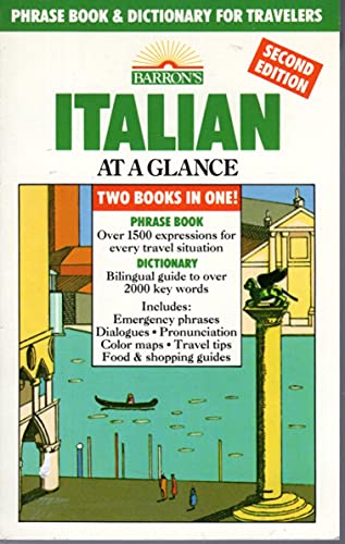 Imagen de archivo de Italian at a Glance a la venta por ThriftBooks-Dallas