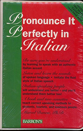 Pronounce It Perfectly in Italian (9780812080155) by Danesi, Marcel