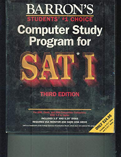 Barrons's Computer Study Program for Sat I (9780812081572) by Brownstein, Samuel; Weiner, Mitchel; Weiner-Green, Sharon