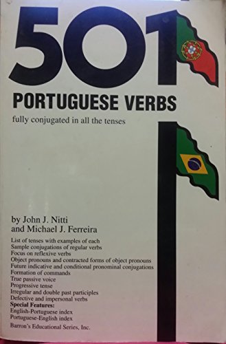 9780812090345: 501 Portuguese Verbs: Fully Conjugated in All the Tenses in a New Easy-To-Learn Format Alphabetically Arranged (English and Portuguese Edition)