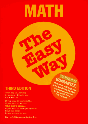 Beispielbild fr Math the Easy Way (Math the Easy Way) zum Verkauf von SecondSale