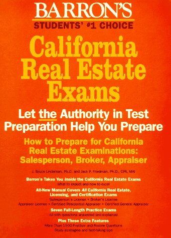 Imagen de archivo de How to Prepare for California Real Estate Examinations: Salesperson, Broker, Appraiser a la venta por HPB-Red