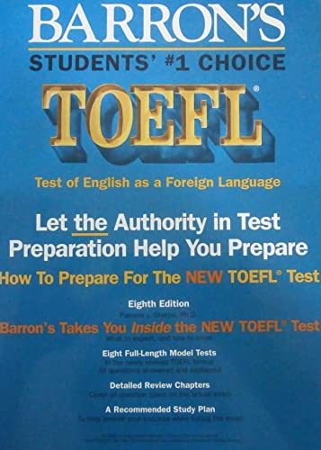 Imagen de archivo de How to Prepare for the TOEFL : Test of English as a Foreign Language a la venta por Better World Books