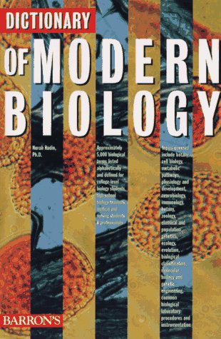 Stock image for Dictionary of Modern Biology for sale by Better World Books: West