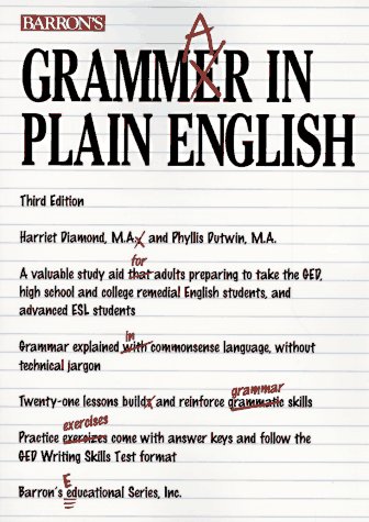 Imagen de archivo de Grammar in Plain English a la venta por Wonder Book