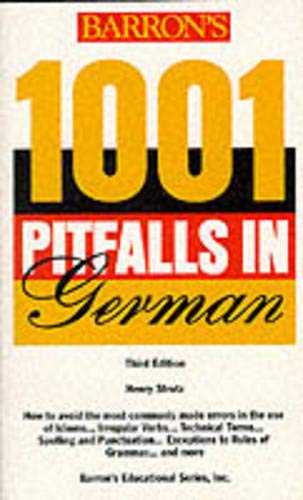 Beispielbild fr Barron's 1001 Pitfalls in German Third Edition (1001 Pitfalls Series) zum Verkauf von SecondSale