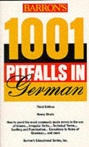 Imagen de archivo de Barron's 1001 Pitfalls in German Third Edition (1001 Pitfalls Series) (German Edition) a la venta por Dream Books Co.