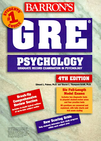 9780812096569: Gre Psychology: Graduate Record Examination in Psychology (BARRON'S HOW TO PREPARE FOR THE GRE PSYCHOLOGY GRADUATE RECORD EXAMINATION IN PSYCHOLOGY)