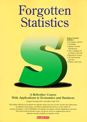 Stock image for Forgotten Statistics: A Self-Teaching Refresher Course for sale by ZBK Books